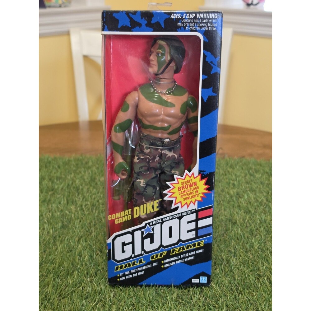 Vtg G.I Joe 1993 Hasbro Combat Camo Duke Hall of Fame Action Figure New Sealed